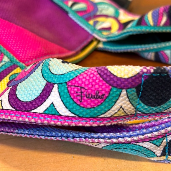 EMILIO PUCCI gorgeous, vibrant handbag! EUC - Picture 3 of 9